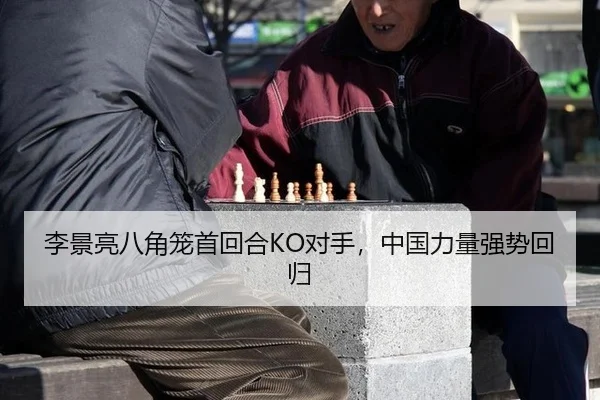 李景亮八角笼首回合KO对手，中国力量强势回归
